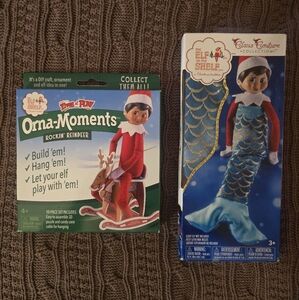 NWT The Elf on the Shelf Merry Merry Mermaid Outfit Clothes & Rockin Reindeer
